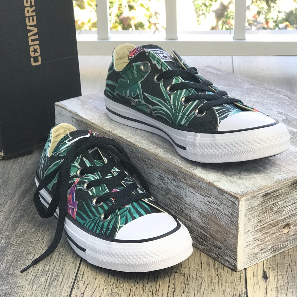 Converse &Crystal Ctas OX Menta/Black W AUTHENTIC - Picture 2 of 8